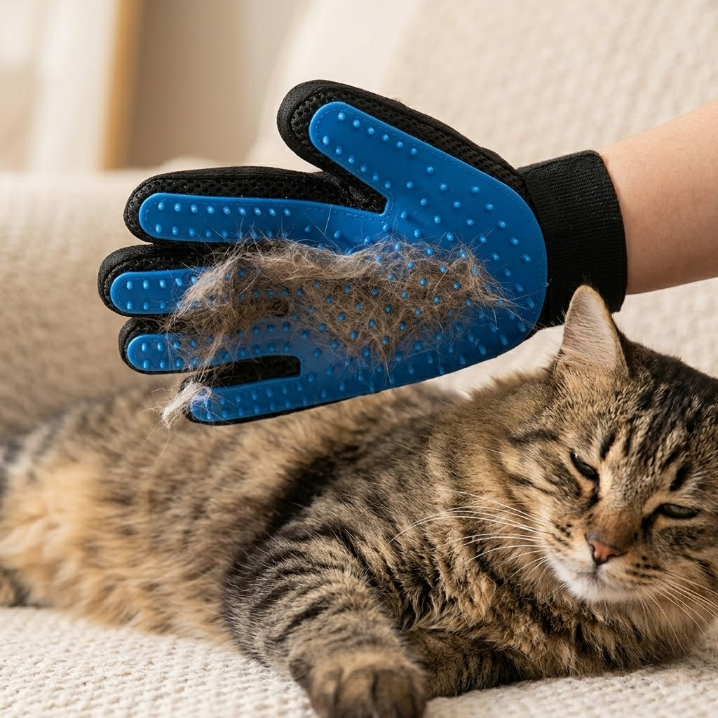 Multi-Functional Pet Grooming Gloves (Pair Pack)