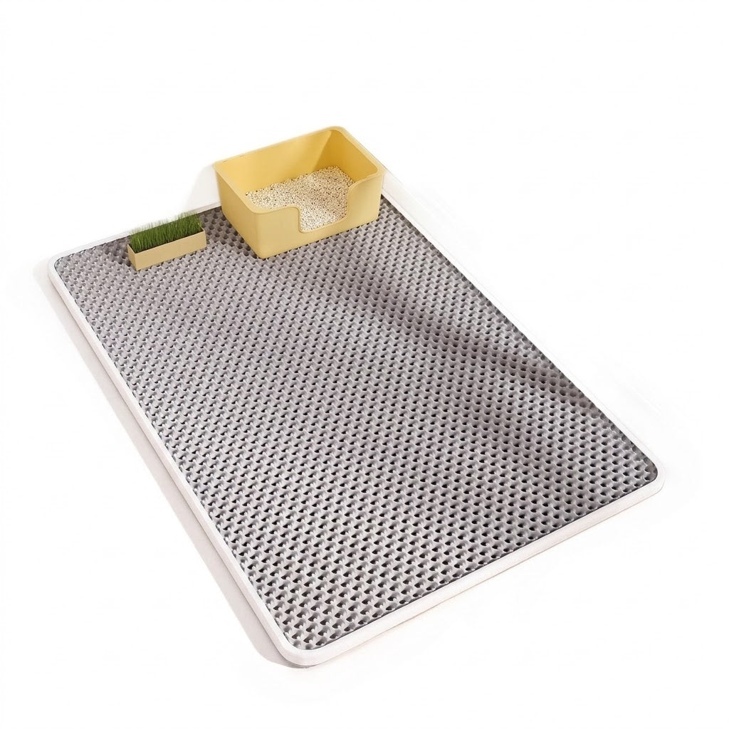 Double-Layer Trapping Cat Litter Mat