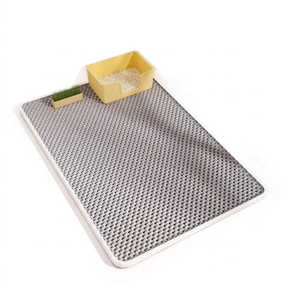 Double-Layer Trapping Cat Litter Mat