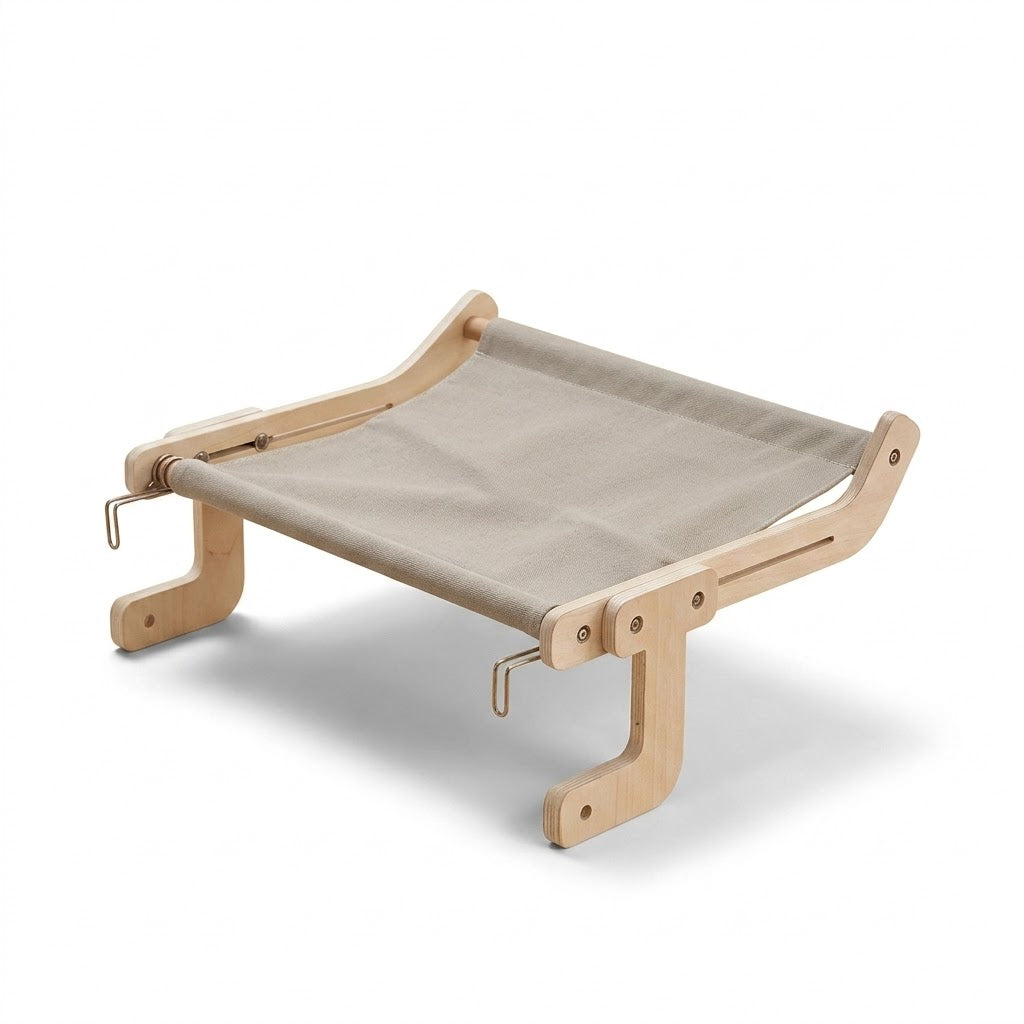 Suspended Solid Wood Cat Hammock Bed