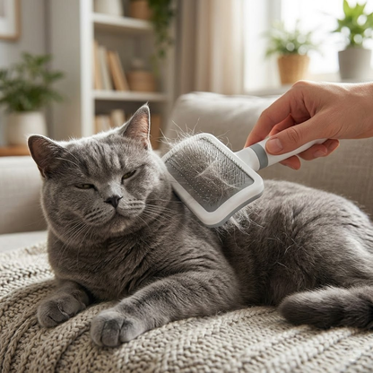 Square-Head Pet Fluffy Slicker Brush
