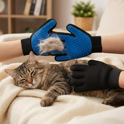Multi-Functional Pet Grooming Gloves (Pair Pack)